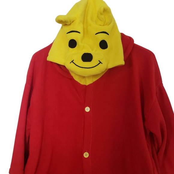 Winnie the Pooh Adult‎ Pajama Costume L Halloween - Picture 4 of 9